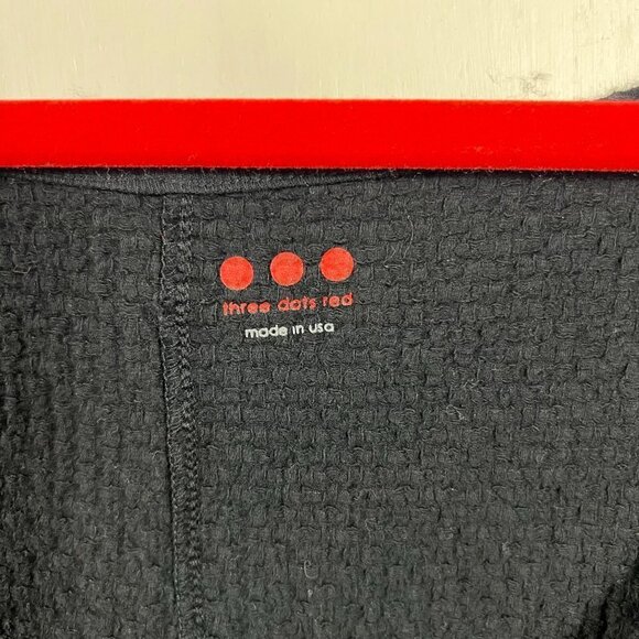 Three Dots black sleeveless a-line knee length dress. Size L - Picture 5 of 8